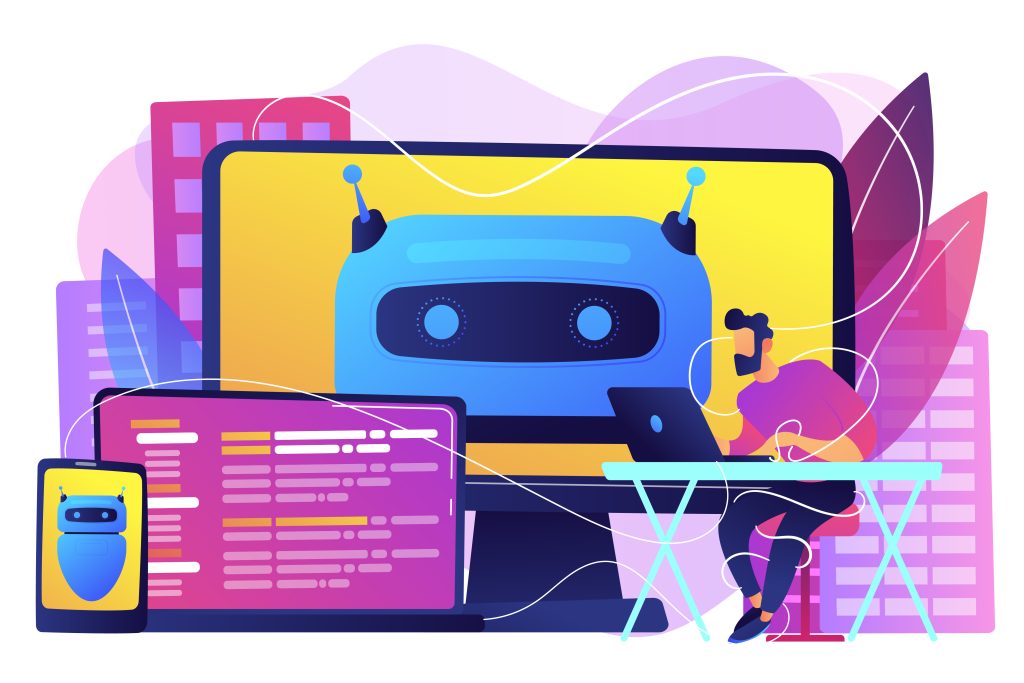 digital wellbeing concept vector illustration.