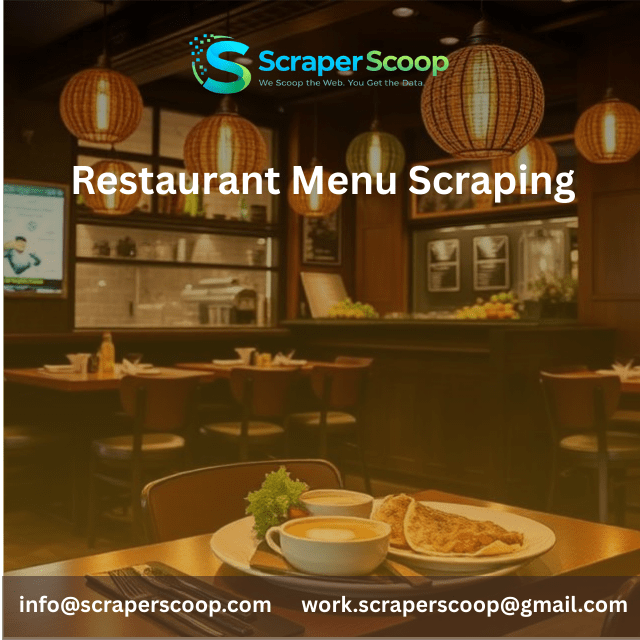 Restaurant Menu Scraping