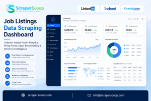 Job Listings Data Scraping Dashboard